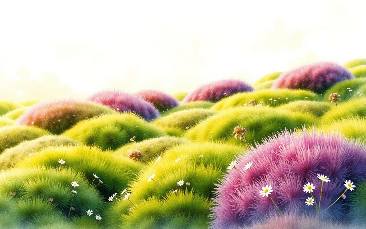 Mittenmoss Meadow, the V practice world